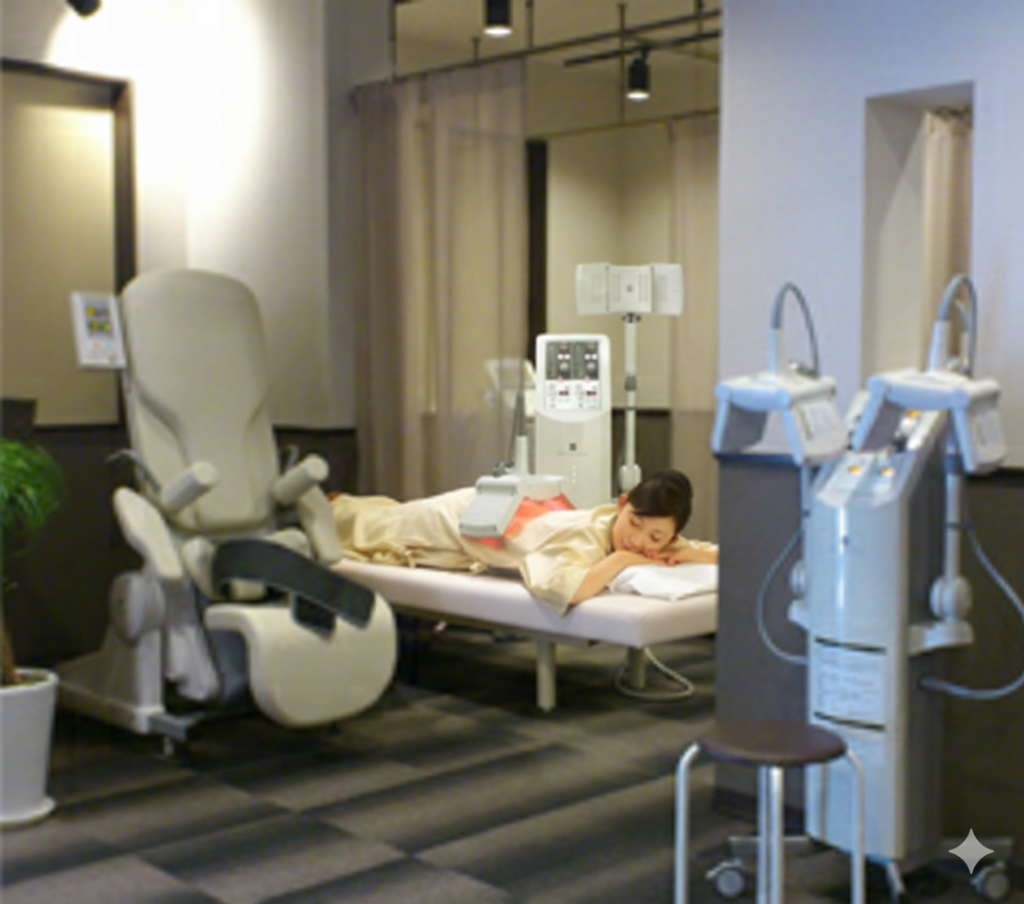 院内の施術スペース